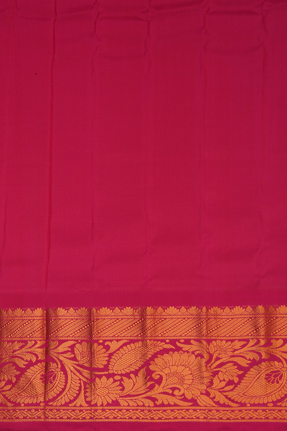 Image of Gadwal Silk Blue Saree